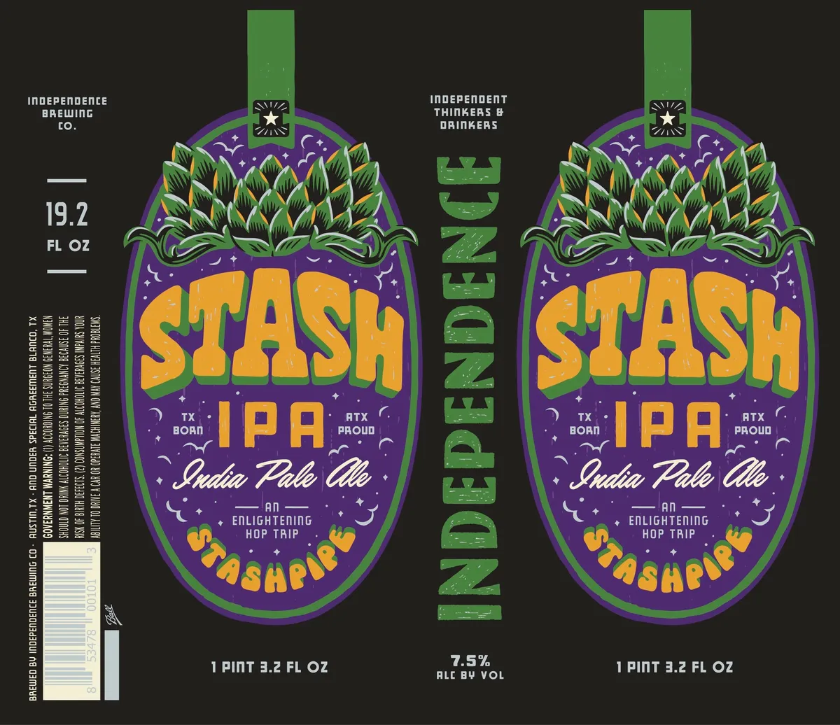 Stash IPA — full label as filed with TTB