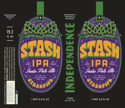 Stash IPA label