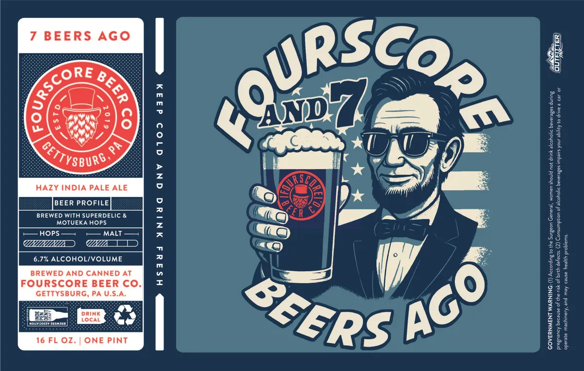 7 Beers Ago — full label as filed with TTB
