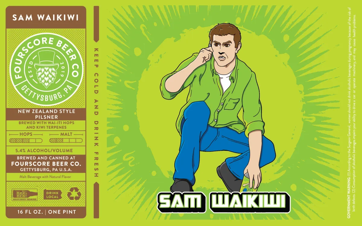 Sam Waikiwi — full label as filed with TTB