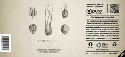 Corylus label