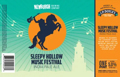 Sleepy Hollow Music Festival India Pale Ale label