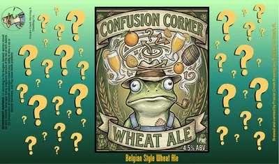 Confusion Corner Wheat Ale label