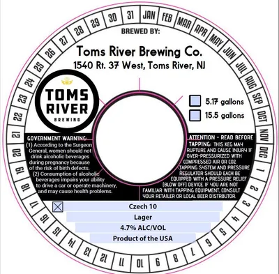 Czech 10 label