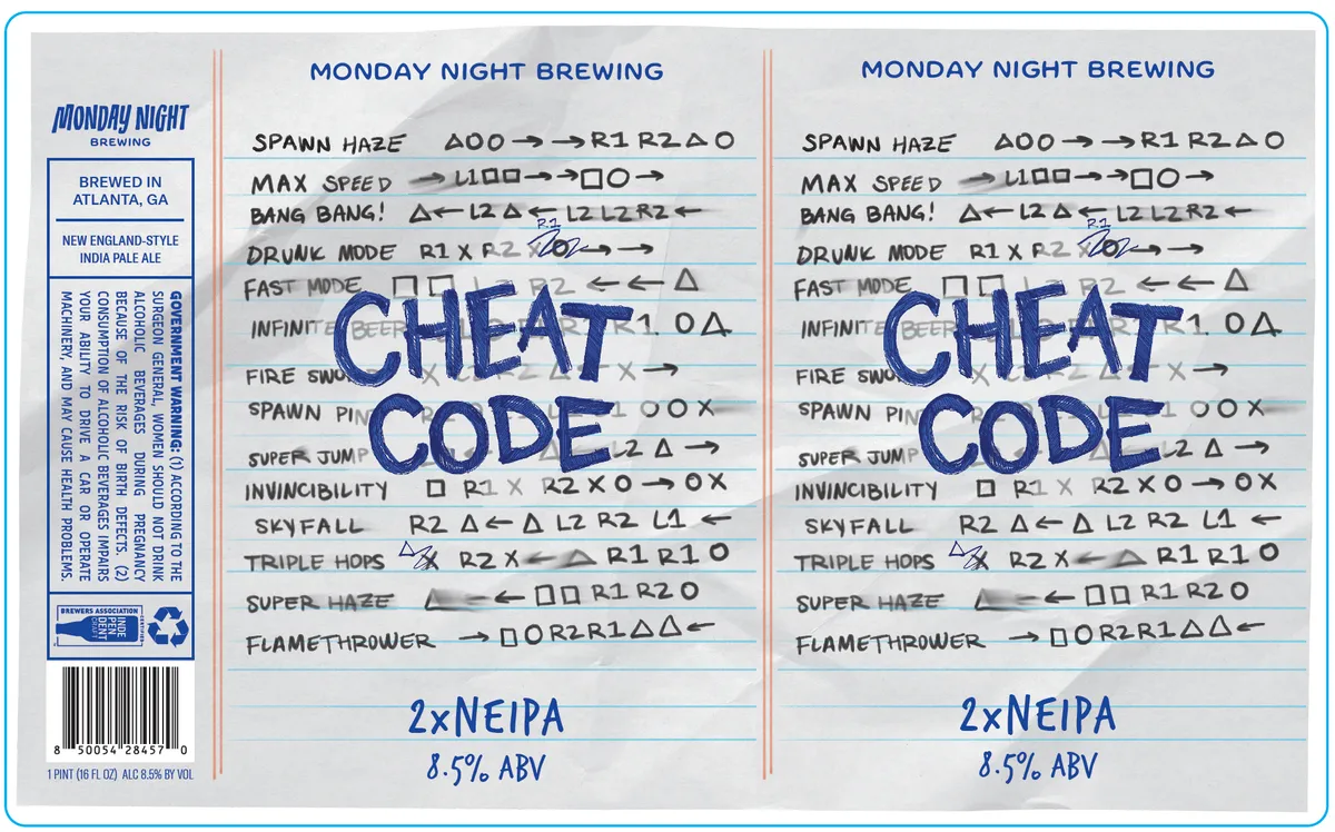 Cheat Code — full label as filed with TTB