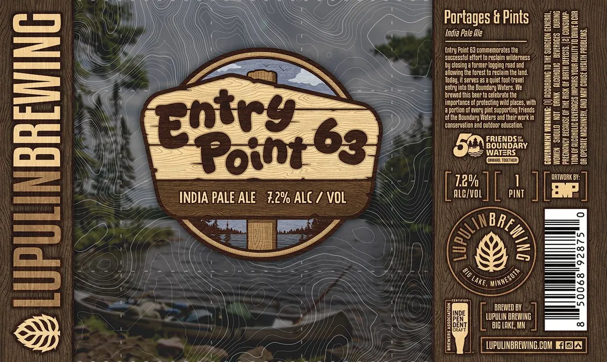 Entry Point 63 — full label as filed with TTB