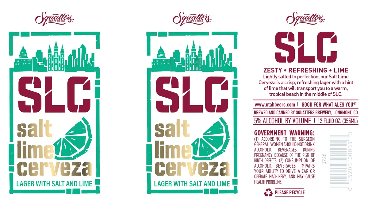 SLC — full label as filed with TTB