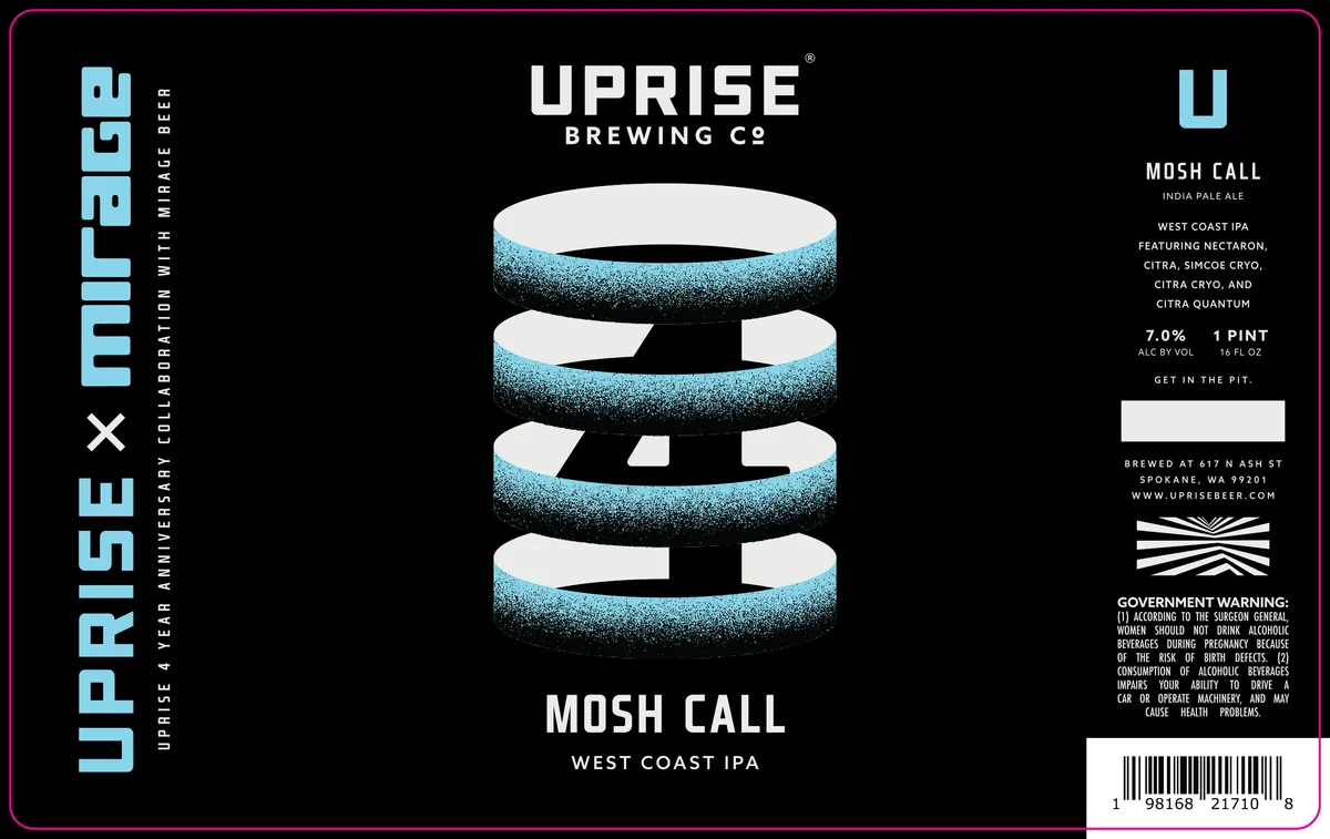 Mosh Call — full label as filed with TTB