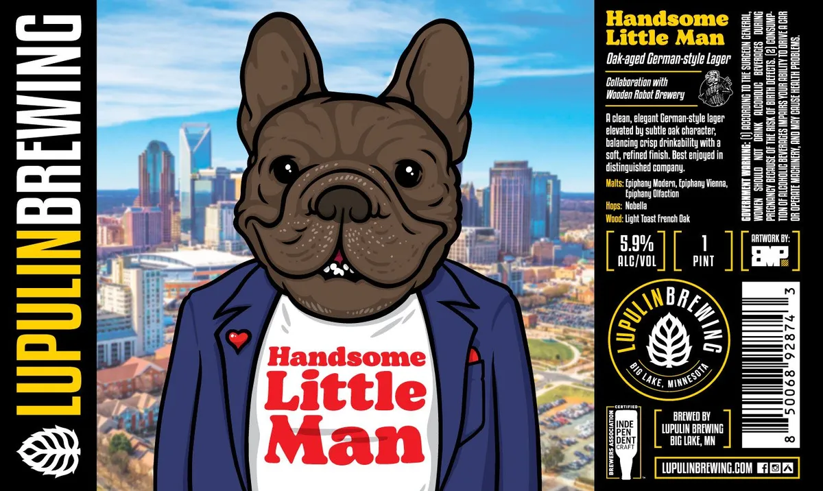 Handsome Little Man — full label as filed with TTB