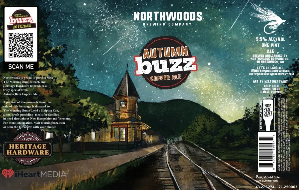 Autumn Buzz Copper Ale label