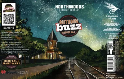 Autumn Buzz Copper Ale label