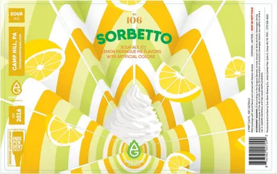 Sorbetto 106 label