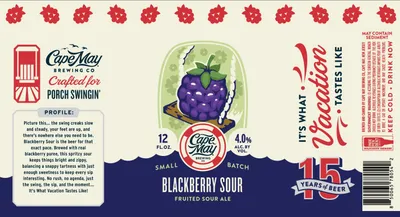 Blackberry Sour label