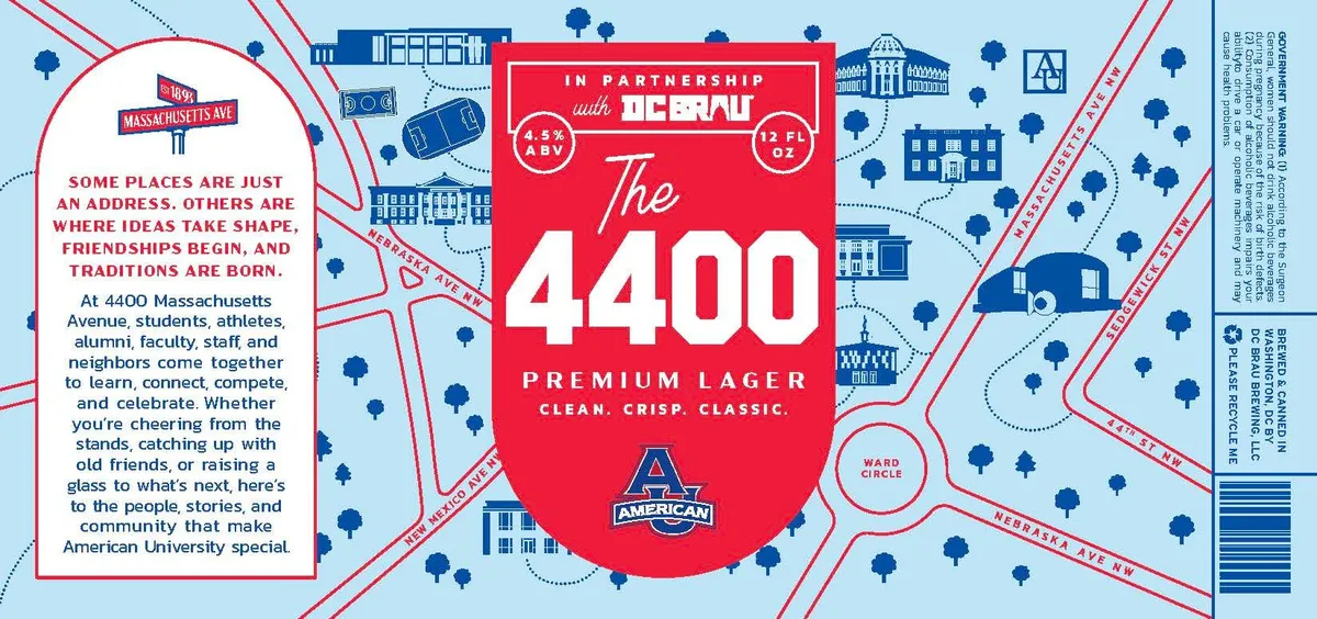 The 4400 Premium Lager — full label as filed with TTB