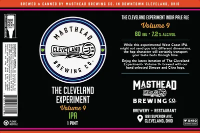 The Cleveland Experiment Volume 9 label