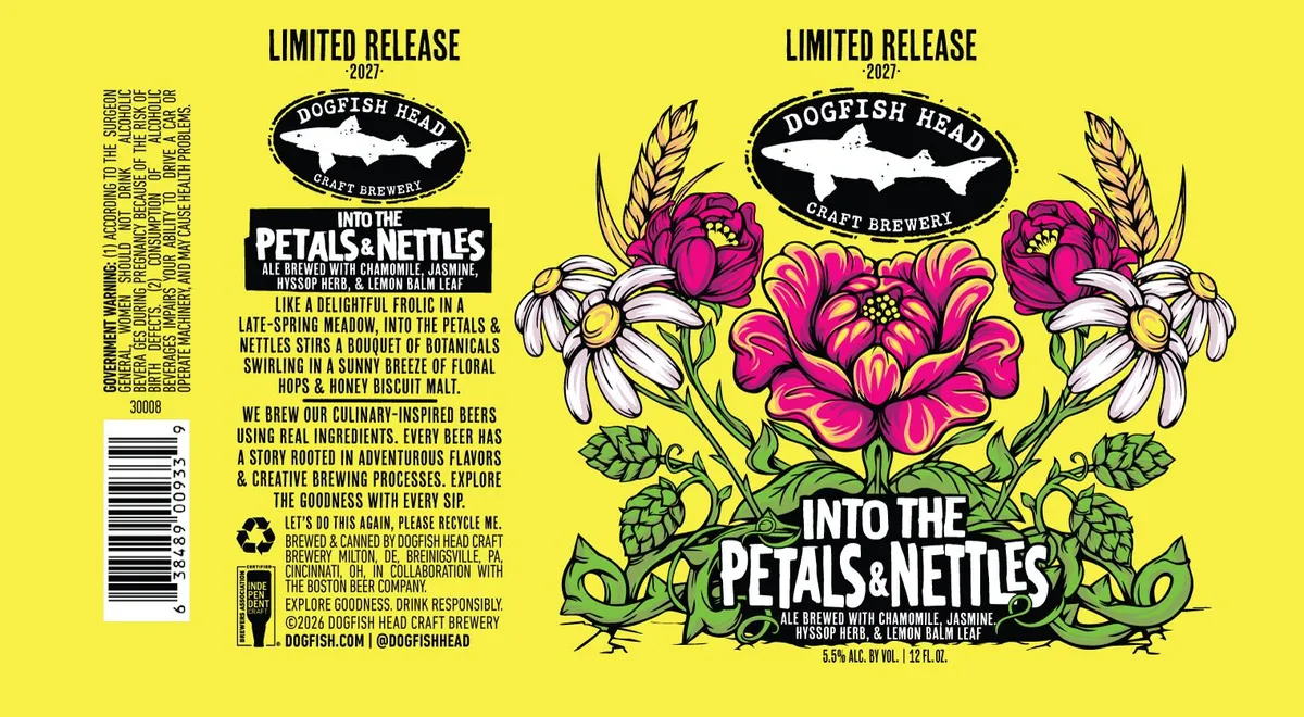 Into the Petals & Nettles — full label as filed with TTB