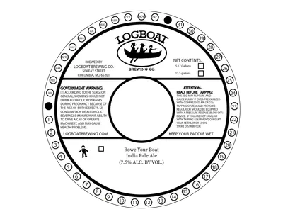 Rowe Your Boat label