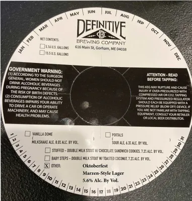 Oktoberfest label