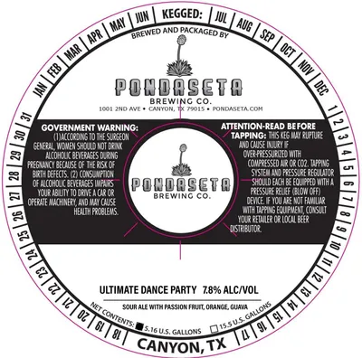 Ultimate Dance Party label