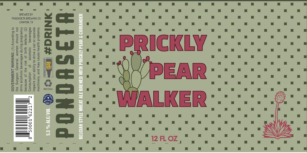Prickly Pear Walker — full label as filed with TTB