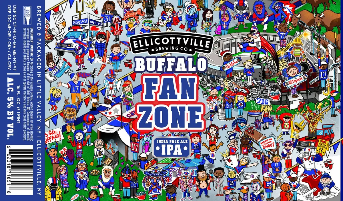 Buffalo Fan Zone — full label as filed with TTB