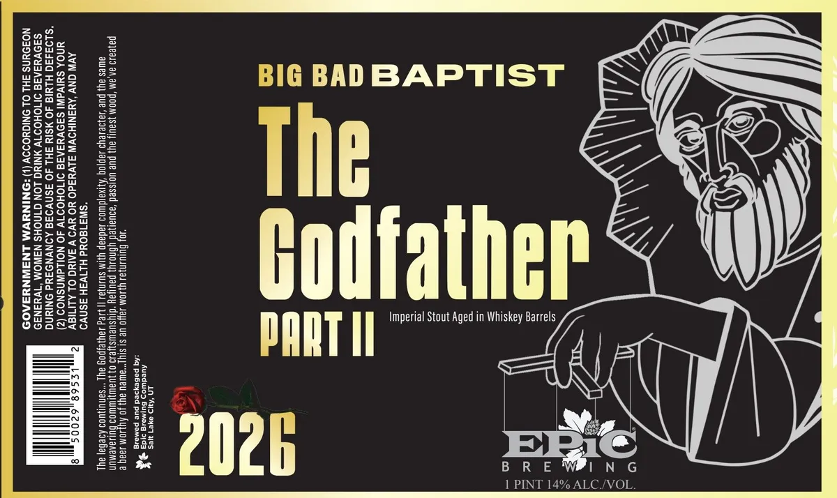 The Godfather Part II — full label as filed with TTB