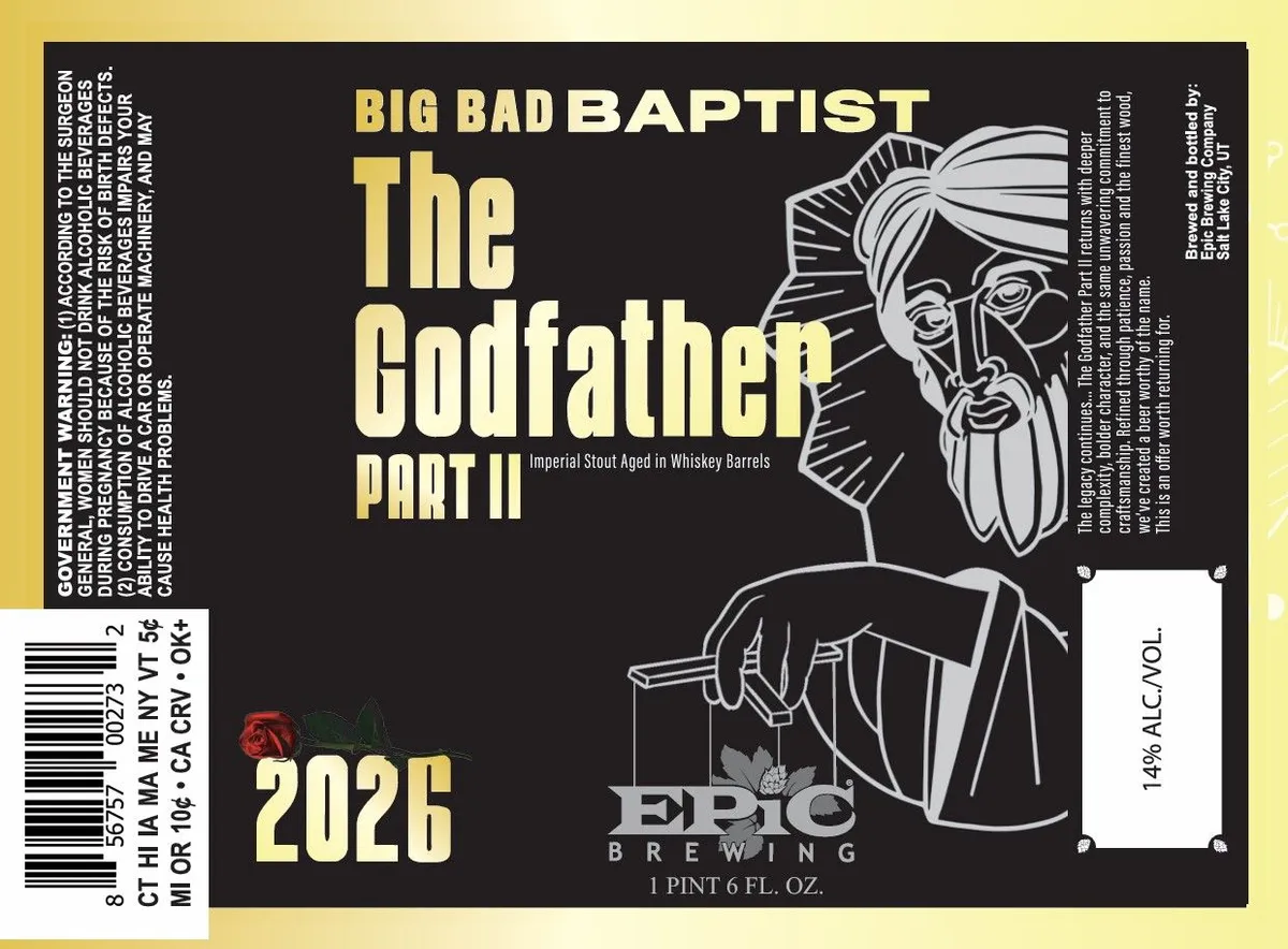 The Godfather Part II — full label as filed with TTB