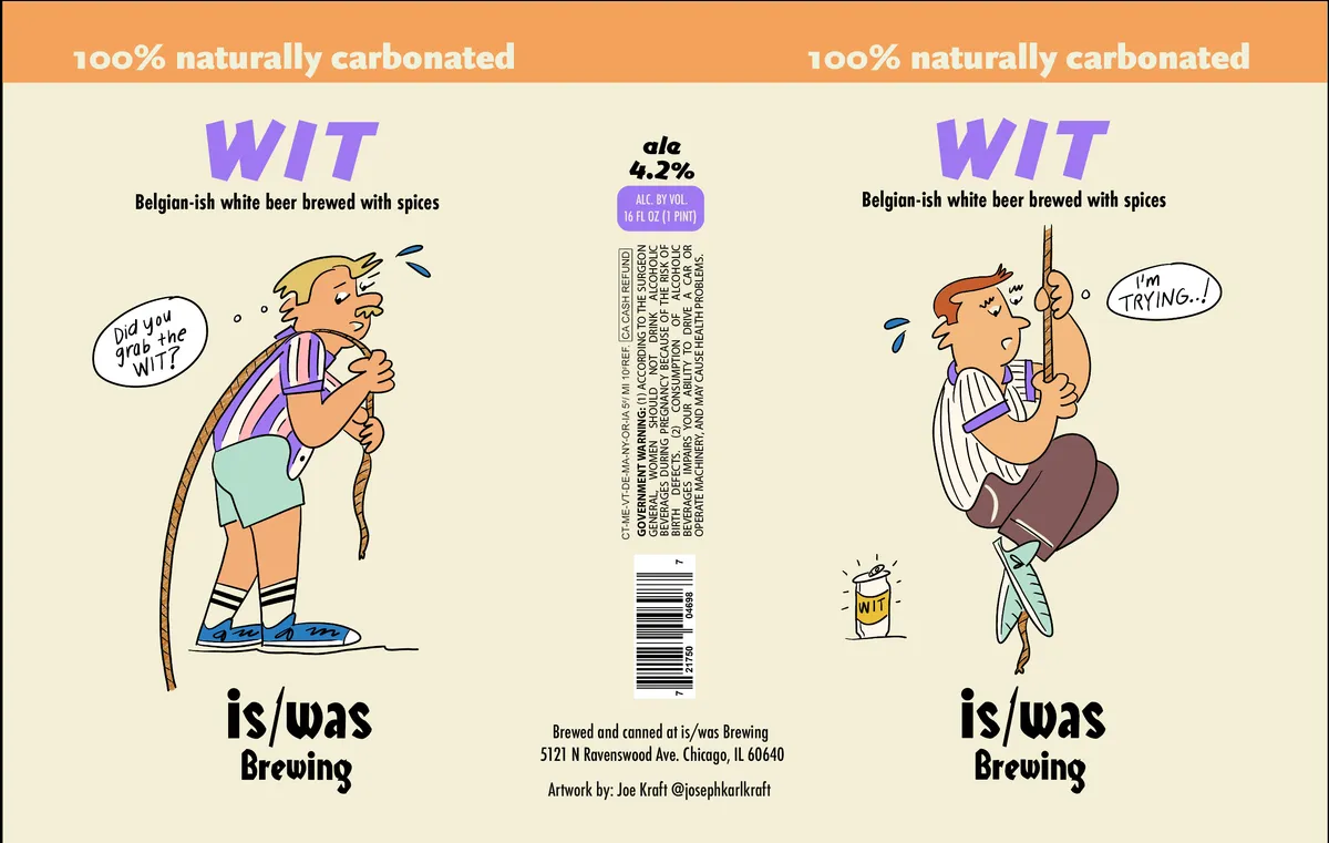 Wit — full label as filed with TTB