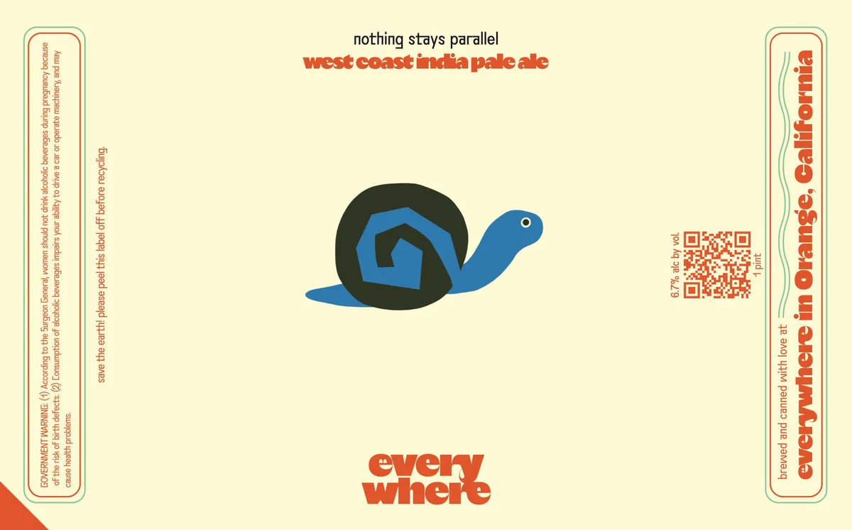 Nothing Stays Parallel — full label as filed with TTB