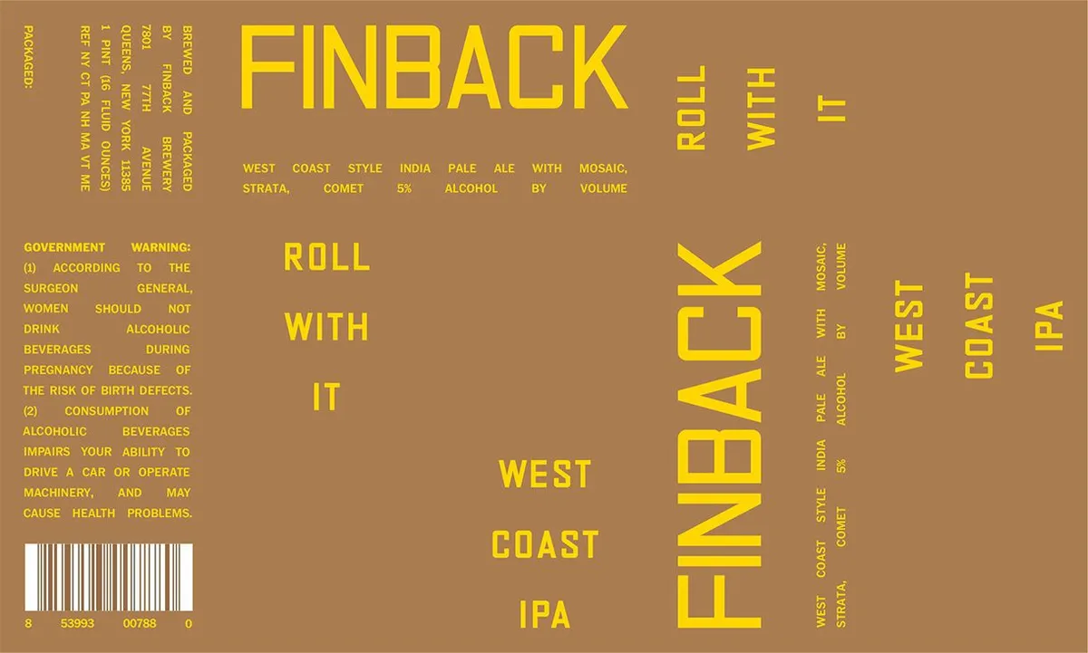 Roll With It — full label as filed with TTB