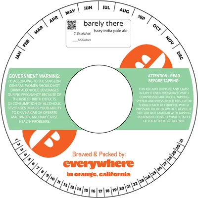 Barely There label