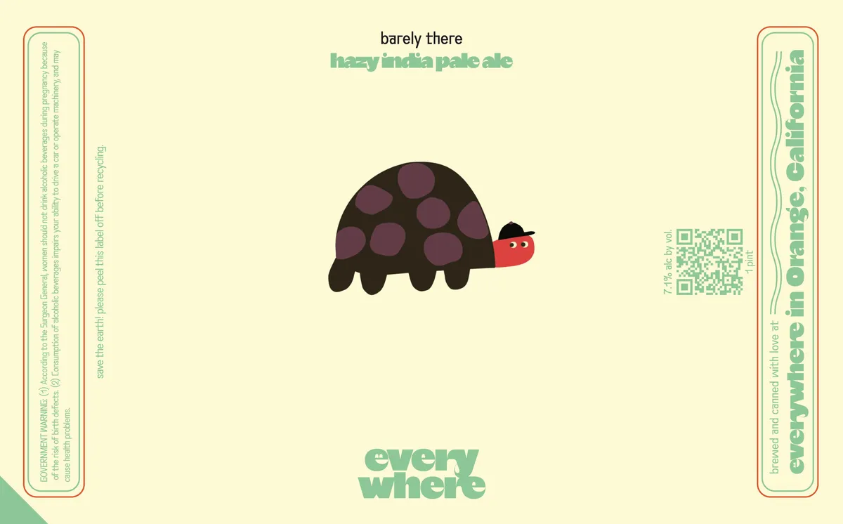 Barely There — full label as filed with TTB