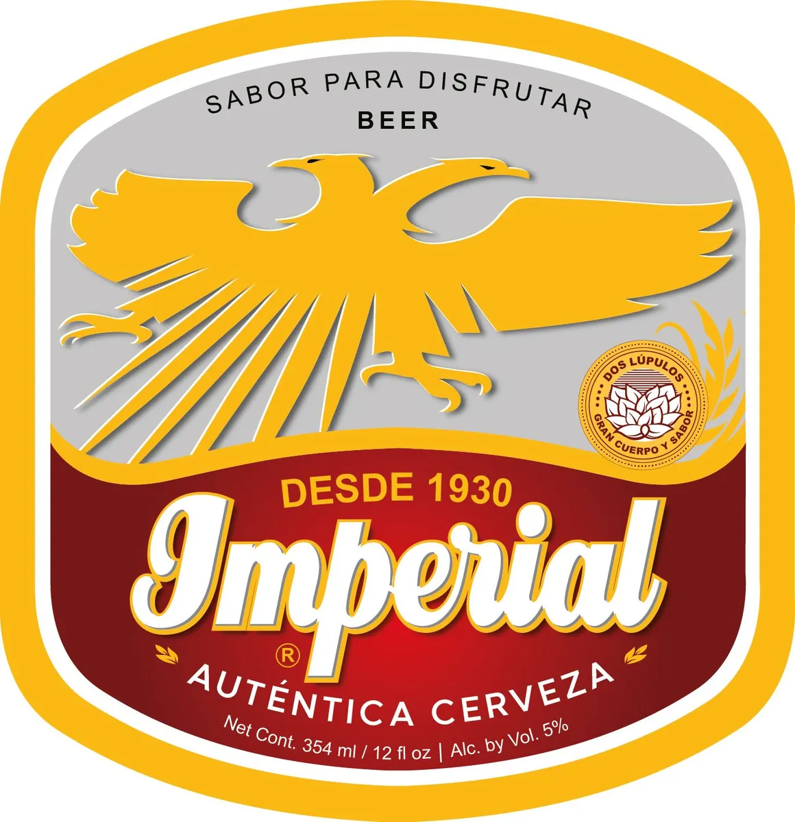Imperial — full label as filed with TTB