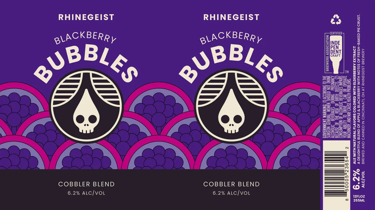Blackberry Bubbles — full label as filed with TTB