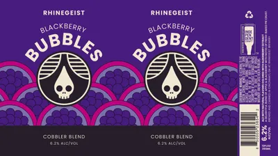 Blackberry Bubbles label