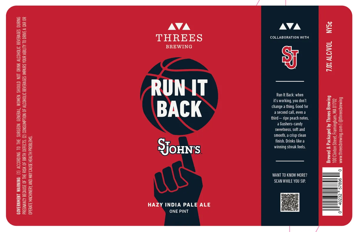 Run It Back — full label as filed with TTB