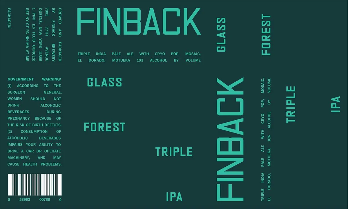 Glass Forest — full label as filed with TTB