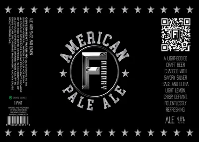 Foundry Pale Ale label