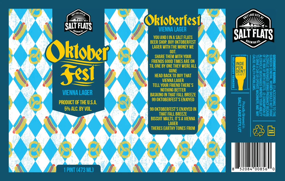 Oktoberfest — full label as filed with TTB