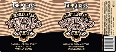 Vanilla Bean Buffalo Sweat label