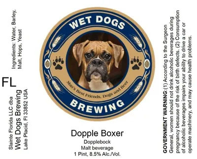 Dopple Boxer label