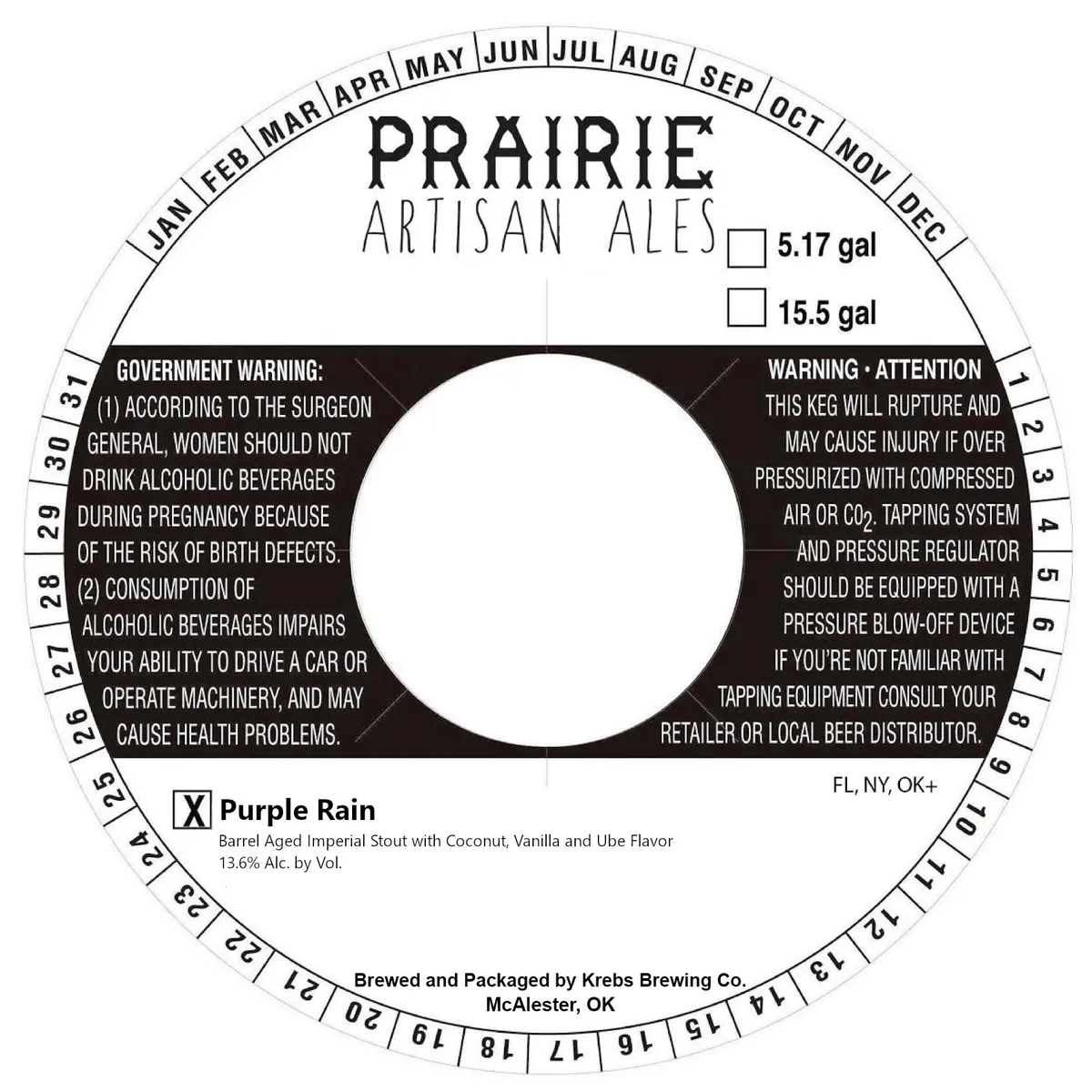 Purple Rain — full label as filed with TTB
