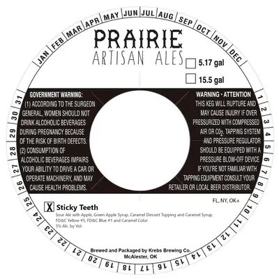 Sticky Teeth label