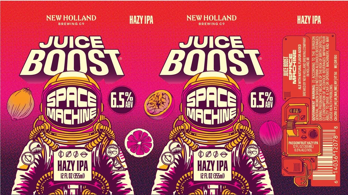 Juice Boost Space Machine — full label as filed with TTB