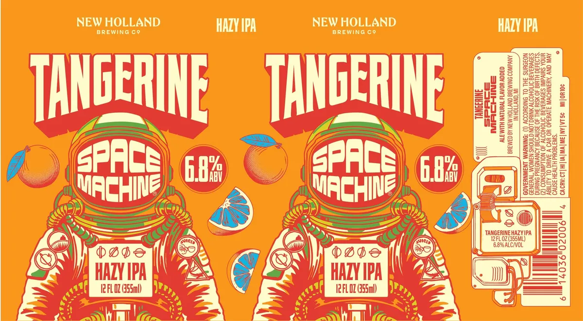 Tangerine Space Machine — full label as filed with TTB