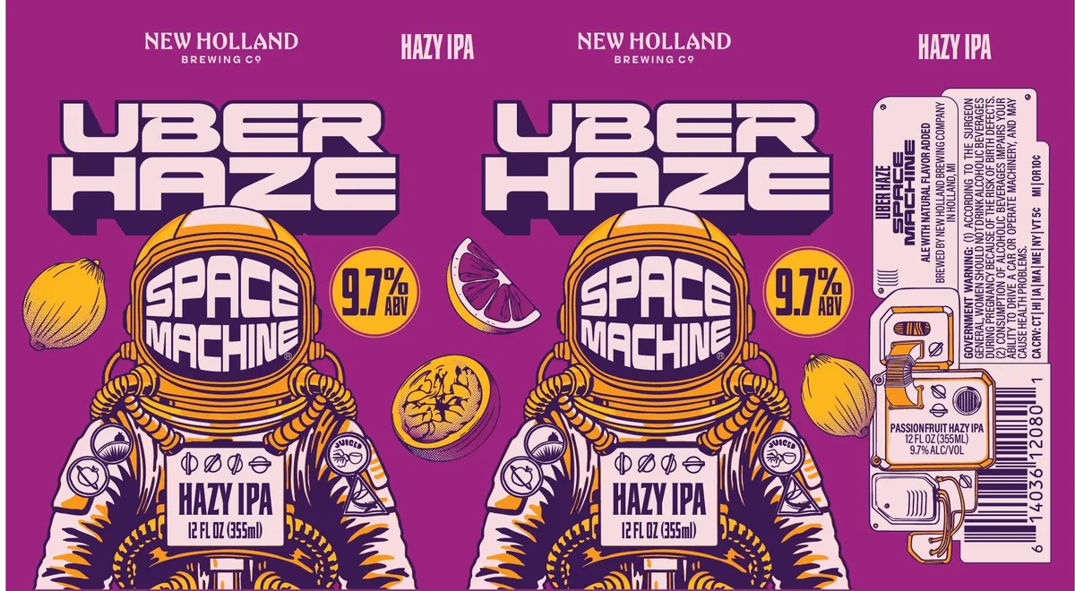 Uber Haze Space Machine — full label as filed with TTB