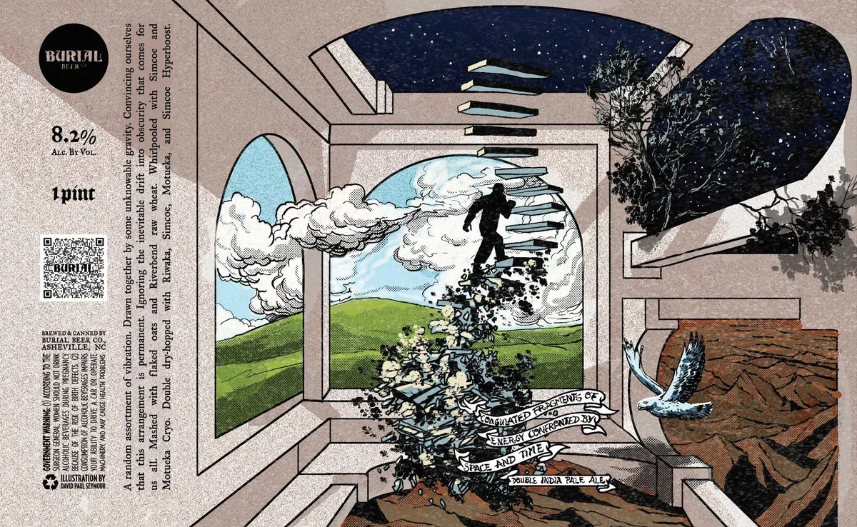 Coagulated Fragments of Energy Confronted by Space and Time — full label as filed with TTB