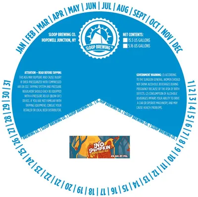 No Pumpkin label