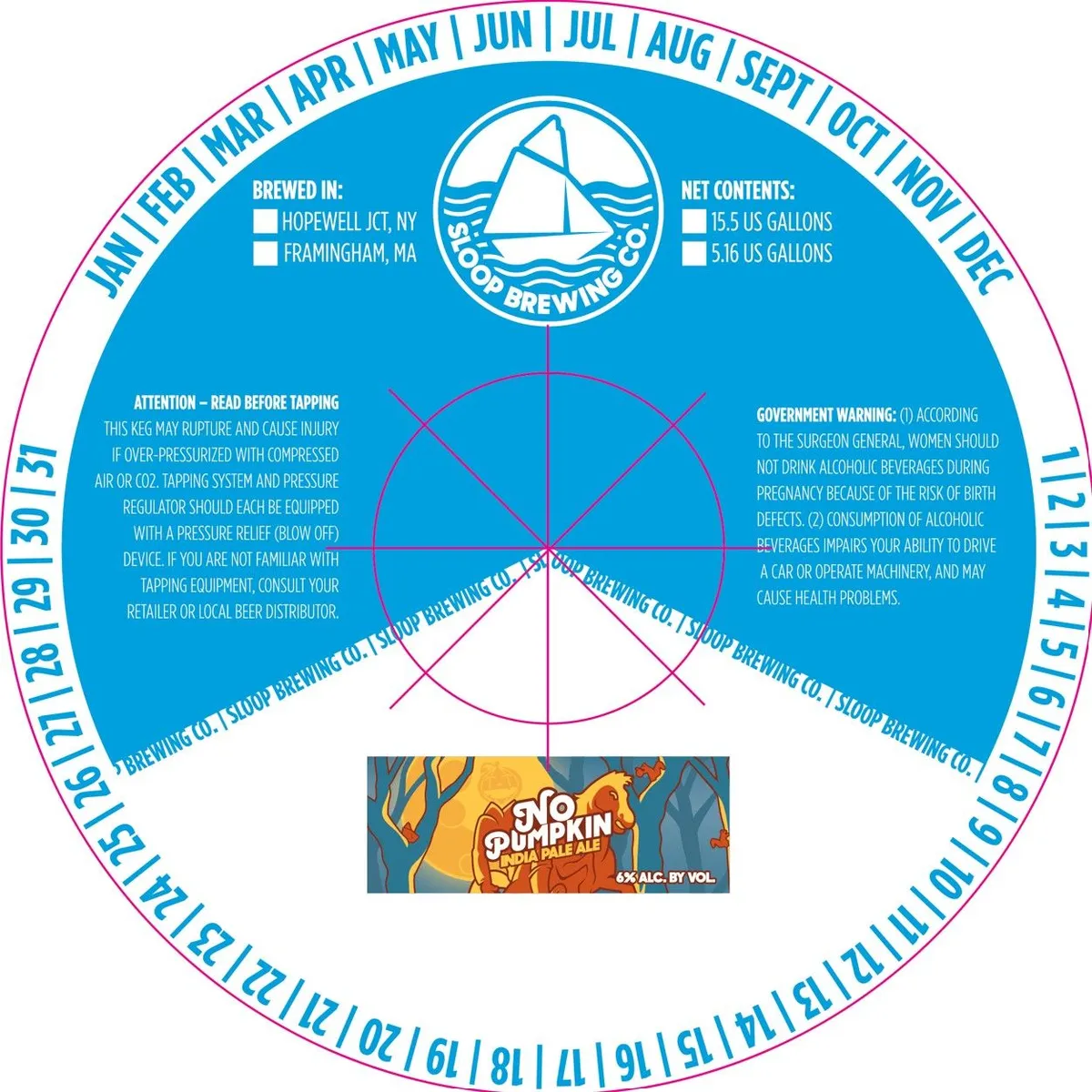 No Pumpkin — full label as filed with TTB