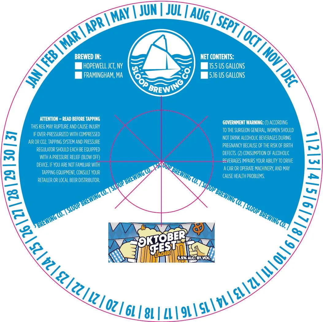 Oktoberfest Lager — full label as filed with TTB